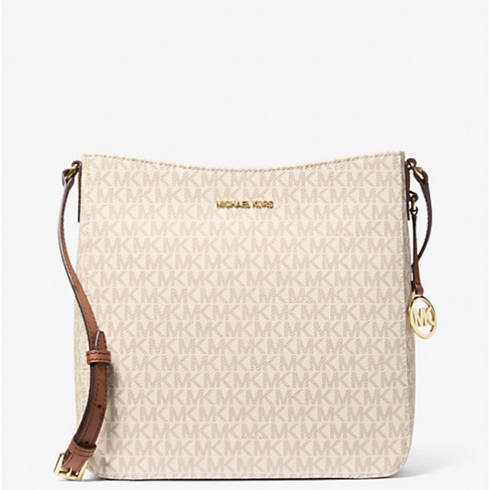 Michael Kors Jet Set Travel Large Logo Messenger Bag